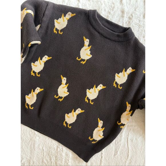 Konges Slojd duck print sweater size 4Y - Picture 4 of 10